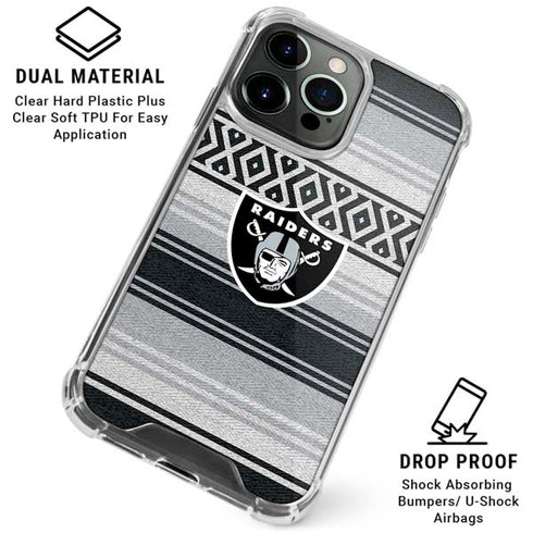 NFL Las Vegas Raiders Trailblazer iPhone 16 Pro Clear Case